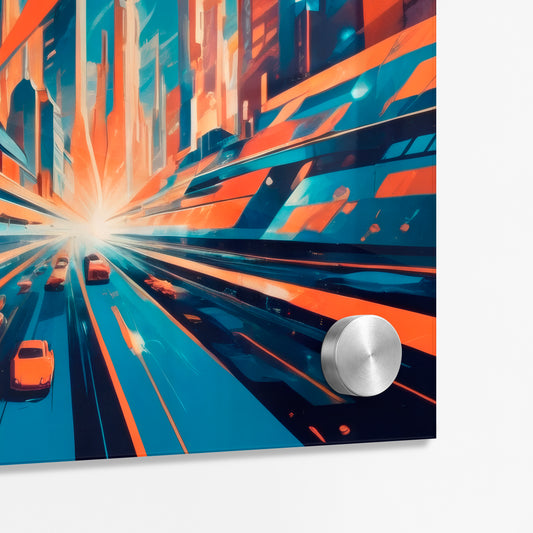 Dawn of the Metropolis - Acrylic