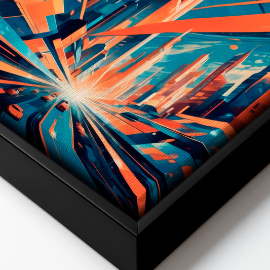 Dawn of the Metropolis - Framed Canvas