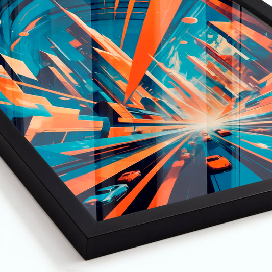Dawn of the Metropolis - Framed Matte