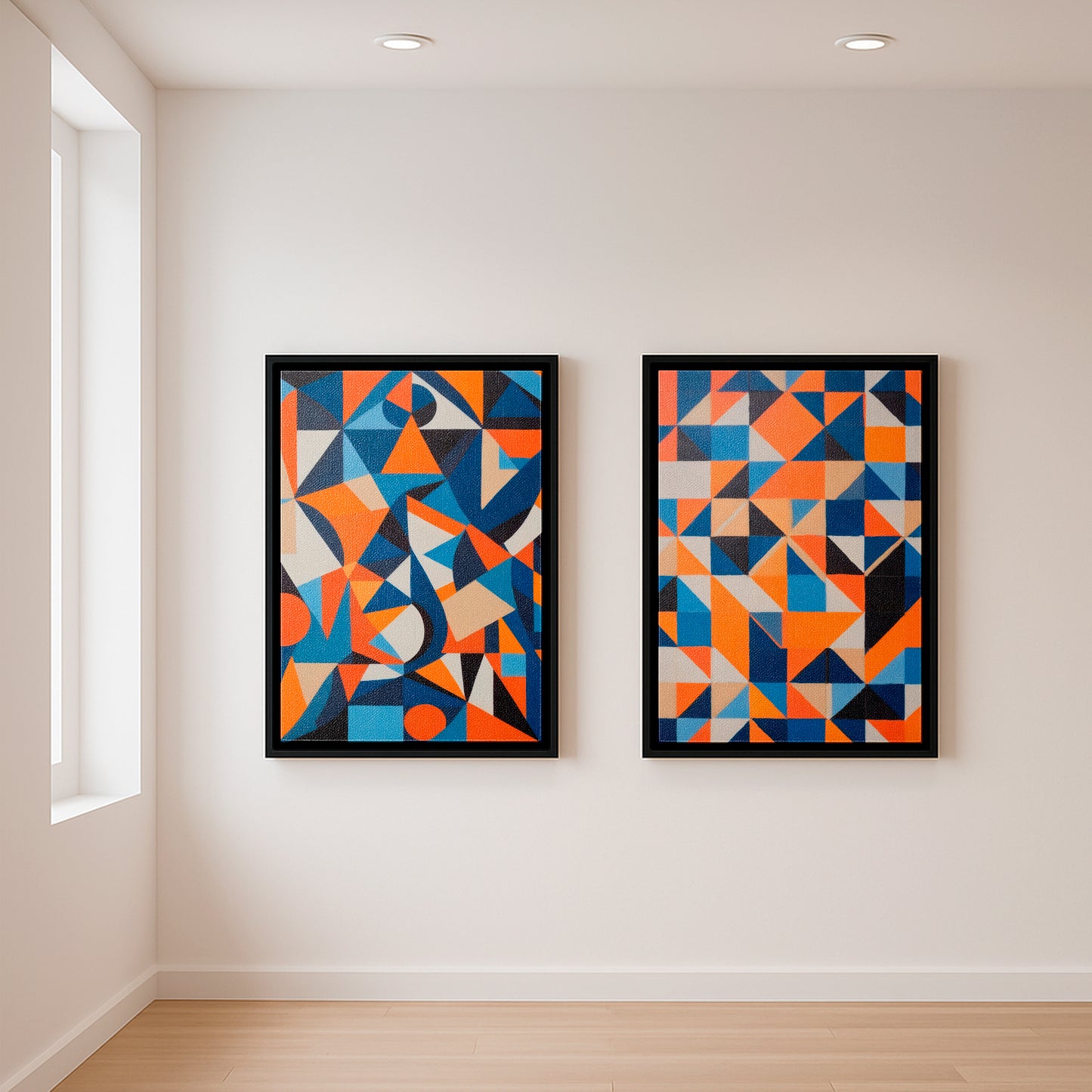 Dissonance - Framed Canvas