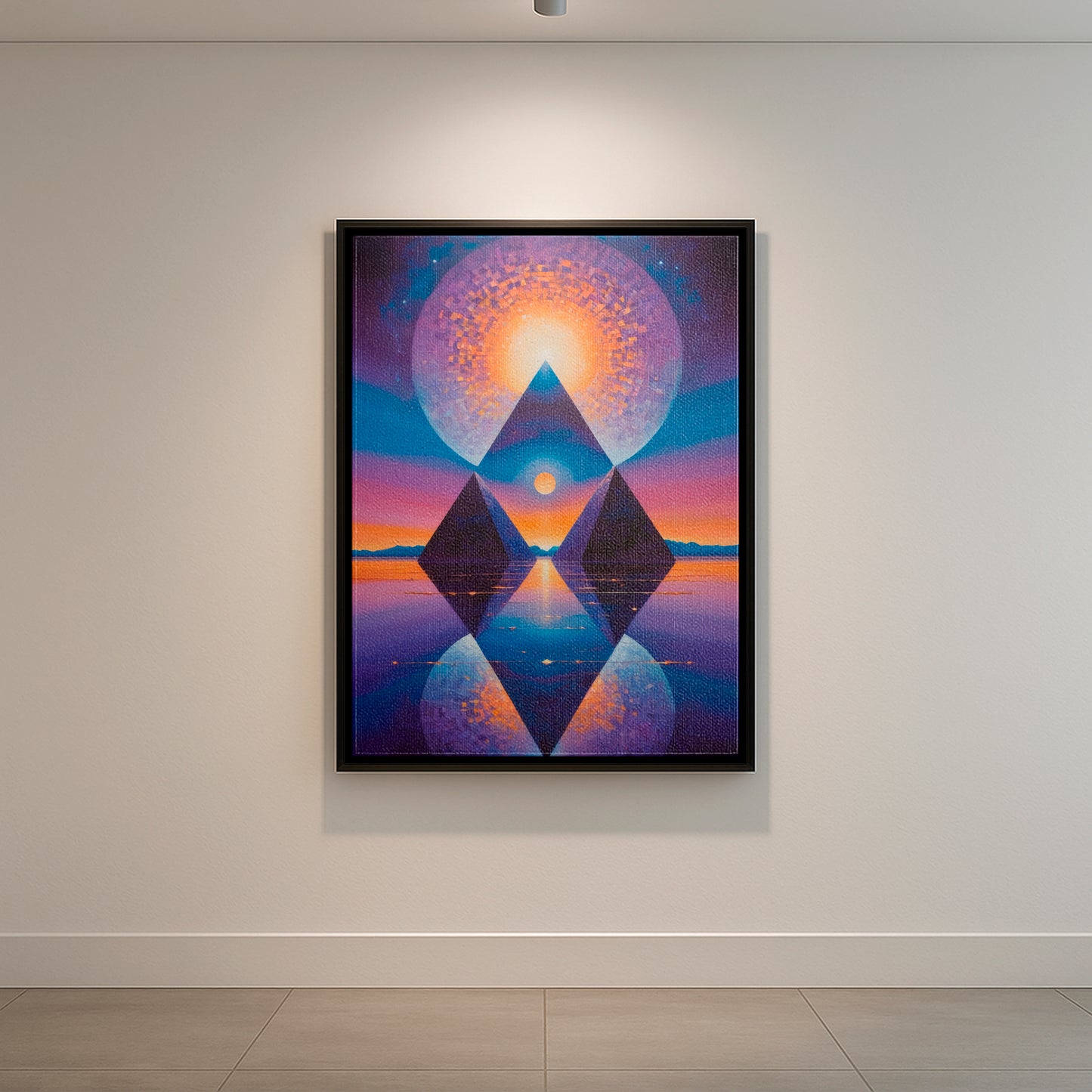 Horizon of the Unknown - Framed Canvas