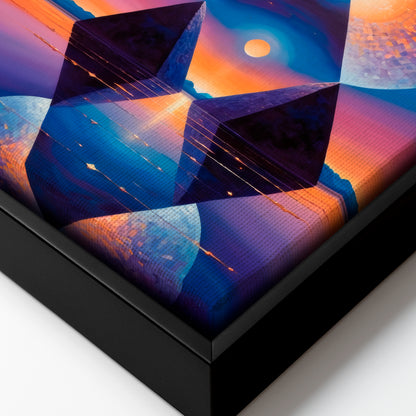 Horizon of the Unknown - Framed Canvas