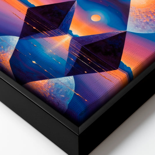 Horizon of the Unknown - Framed Canvas