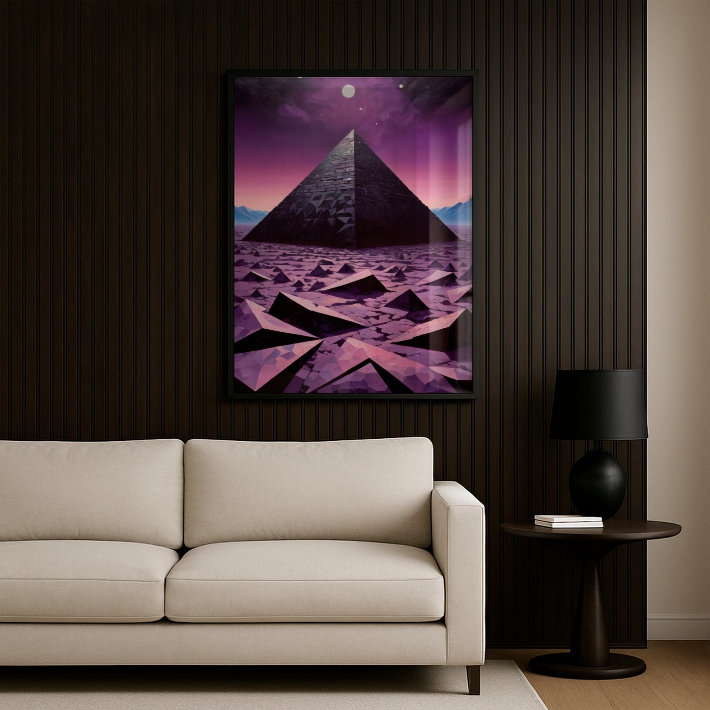 Mystic Pyramid - Framed Matte
