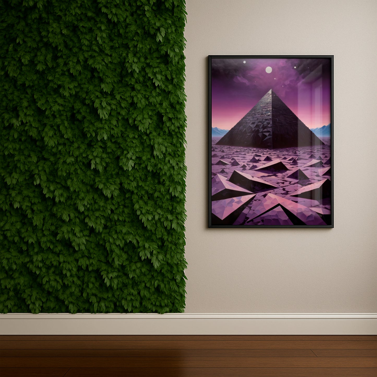 Mystic Pyramid - Framed Matte