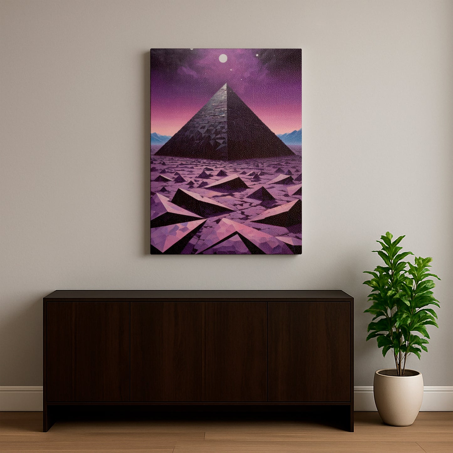Mystic Pyramid - Canvas