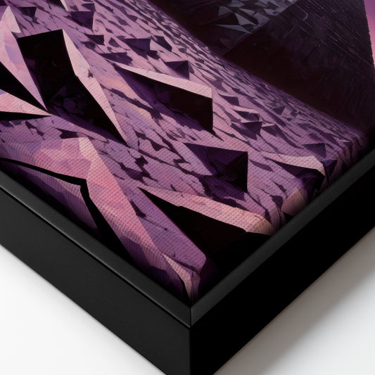 Mystic Pyramid - Framed Canvas