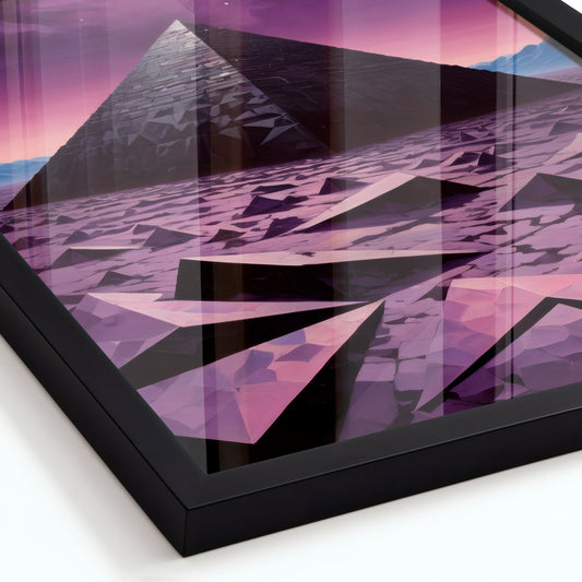 Mystic Pyramid - Framed Matte