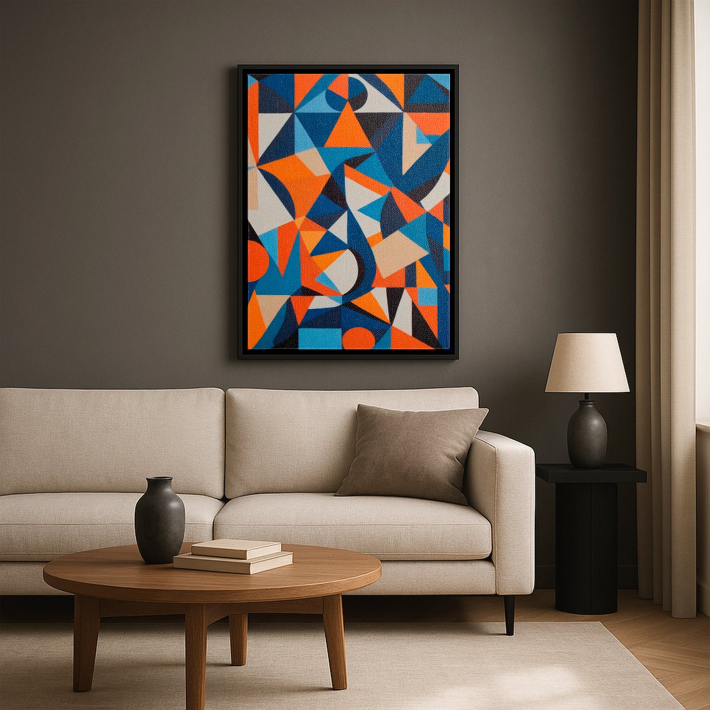 Dissonance - Framed Canvas
