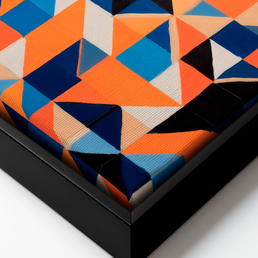 Fragments - Framed Canvas