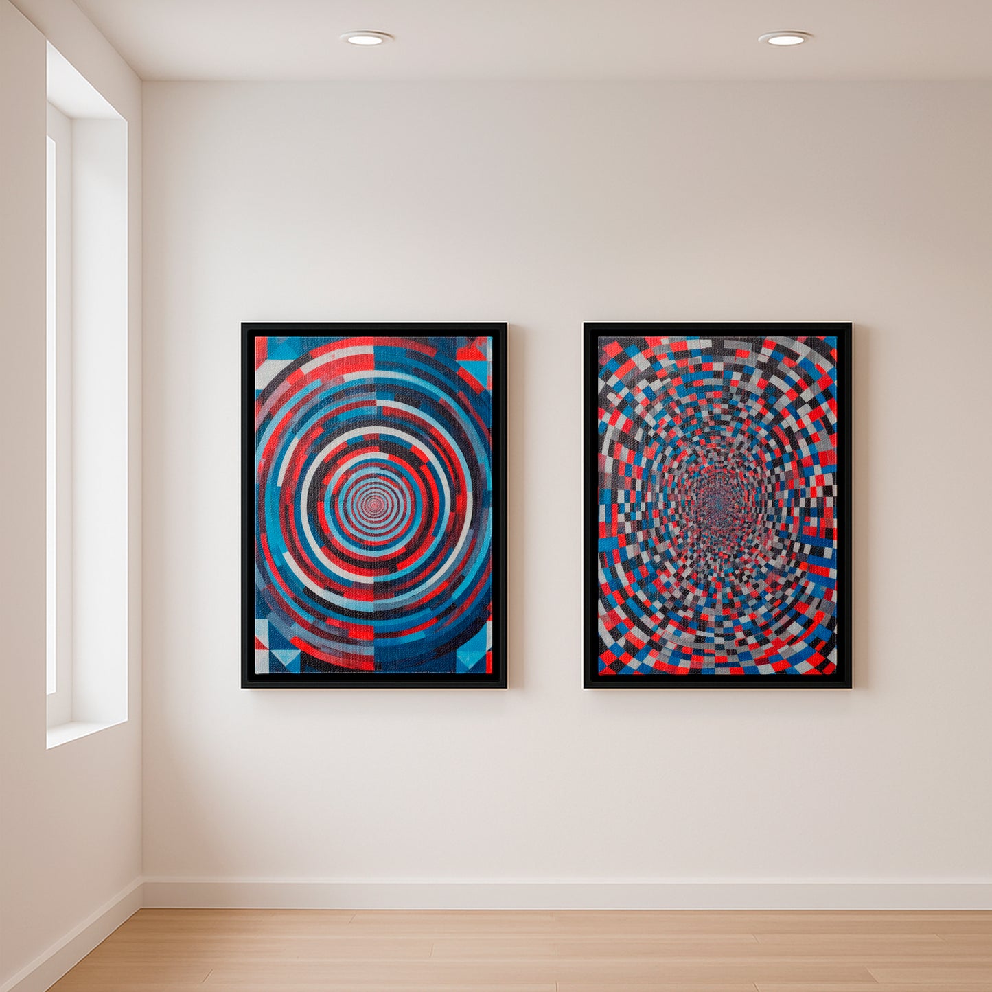 Through the Portal - Framed Canvas