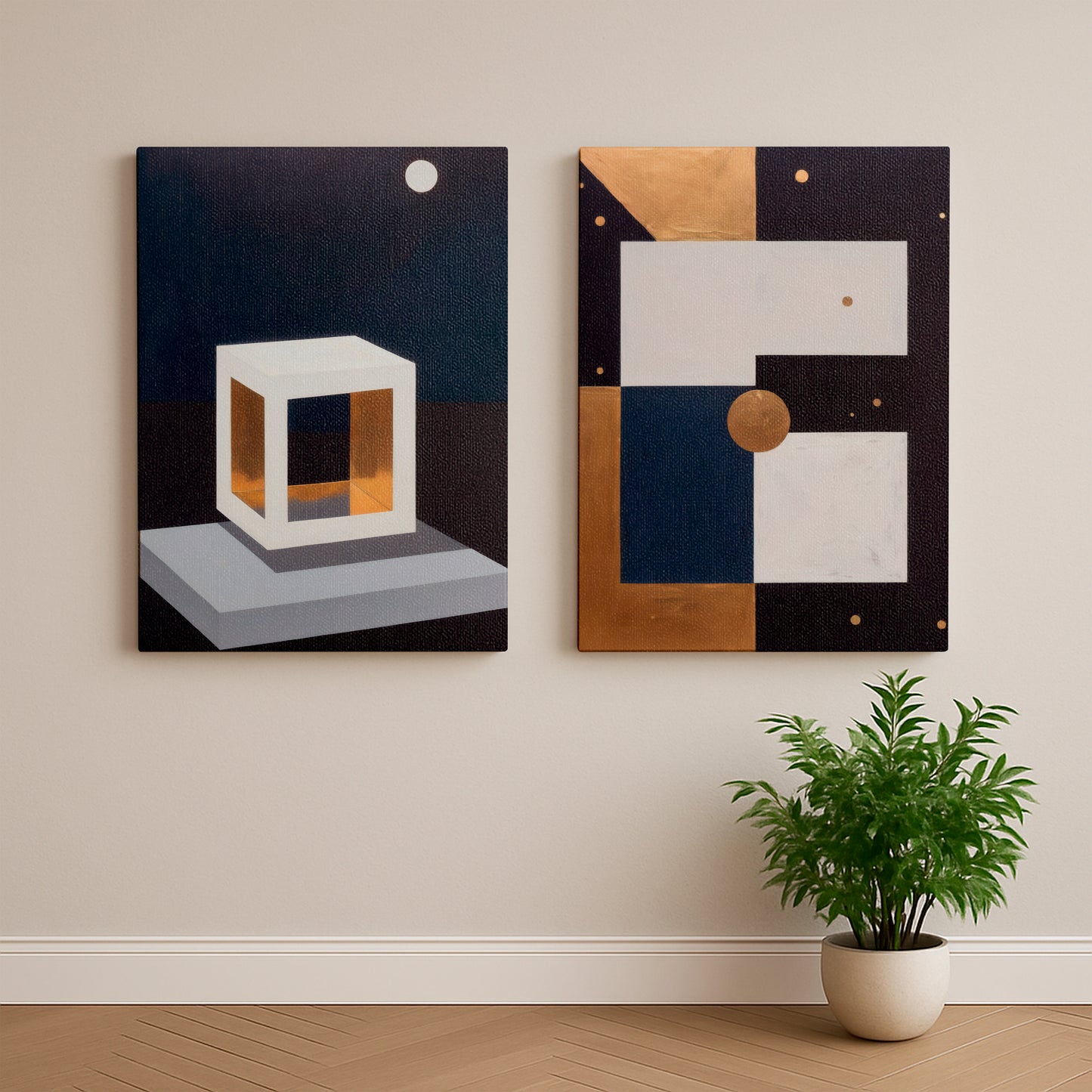Lunar Haven II - Canvas