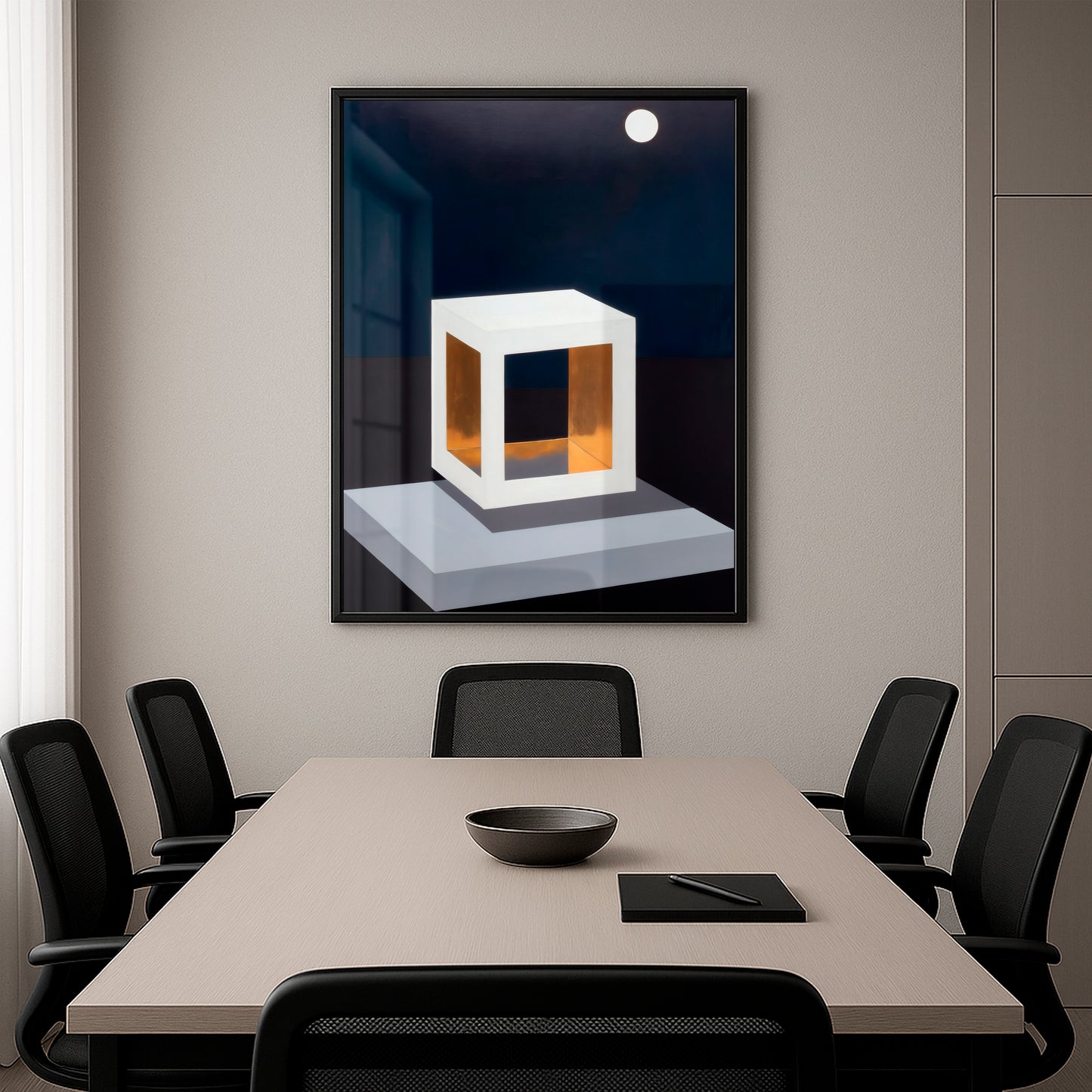 Lunar Haven I - Framed Matte