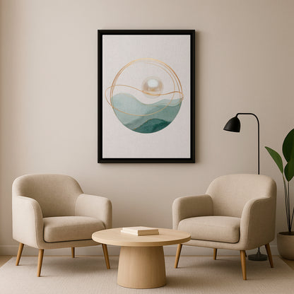 Timeless Orbit - Framed Canvas