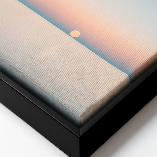 Still Horizon - Framed Canvas