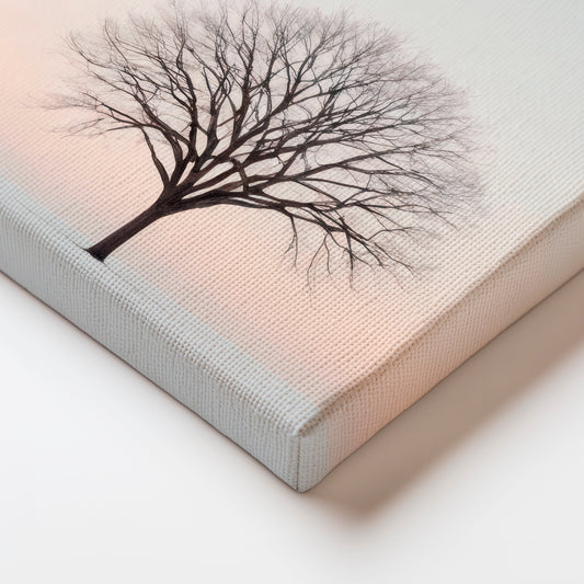 Alone in White - Canvas
