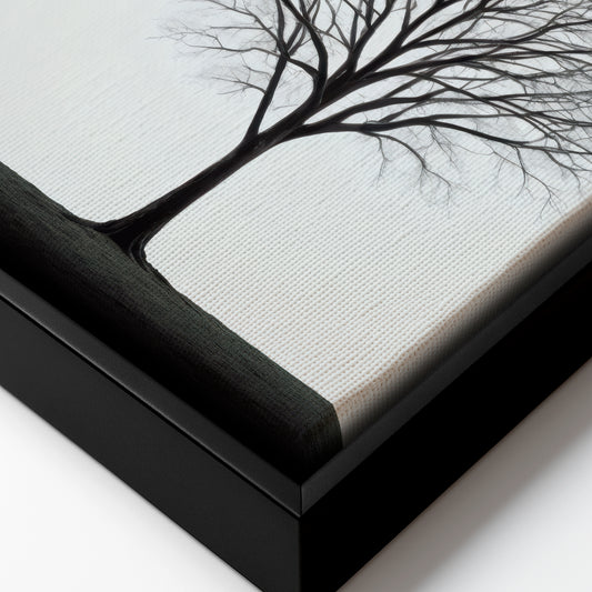 Rooted in Silence - Framed Canvas