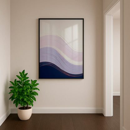 Violet Path - Framed Matte