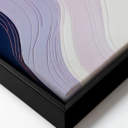 Violet Path - Framed Canvas