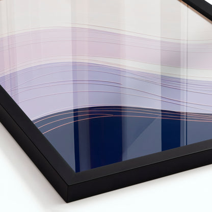 Violet Path - Framed Matte