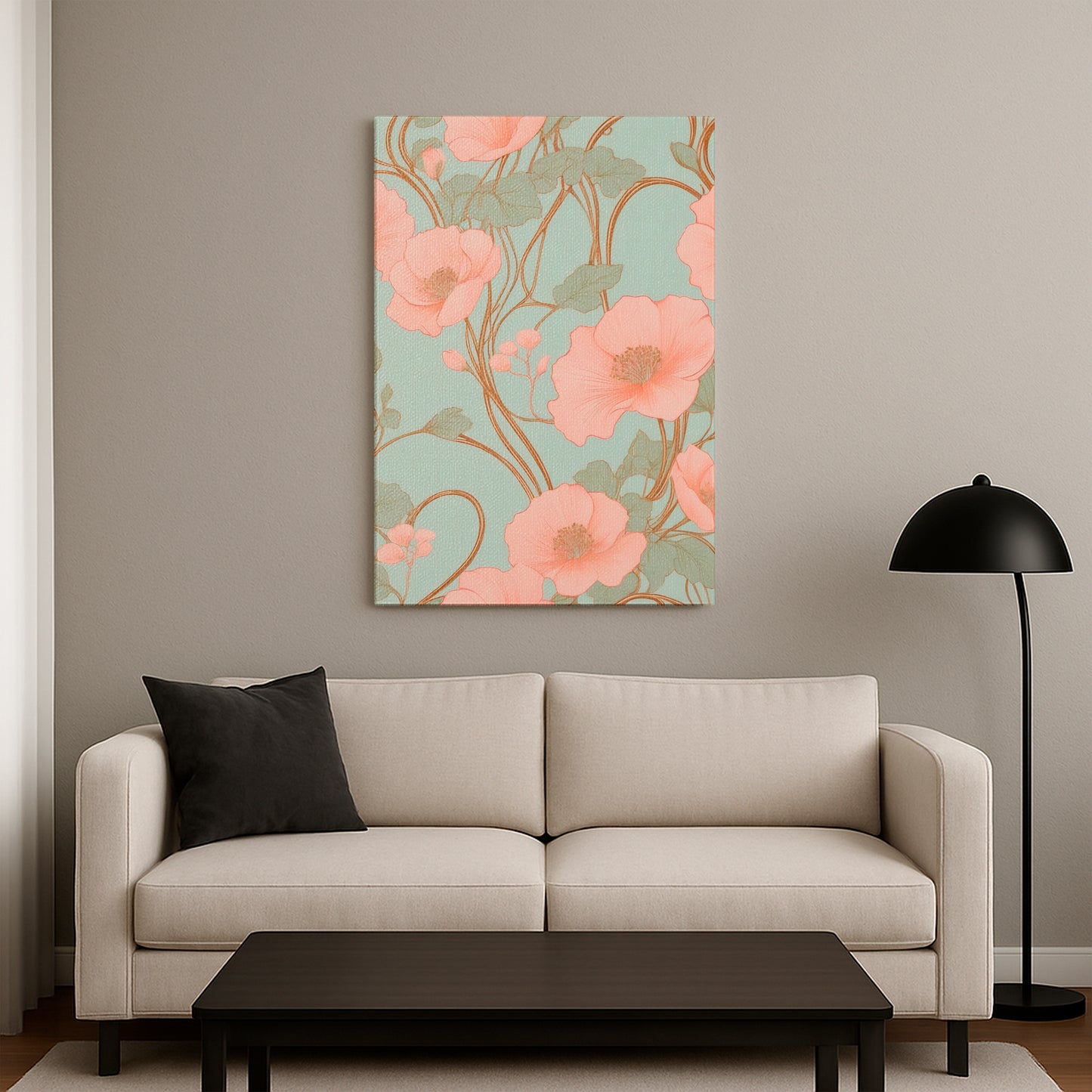 Floral Dreams Unveil - Canvas