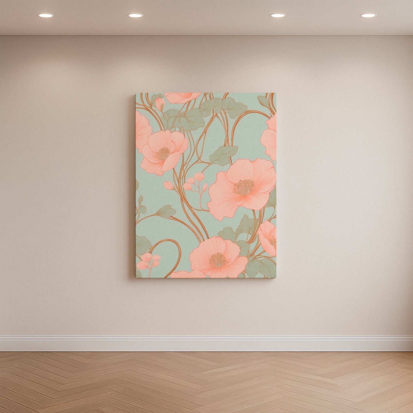 Floral Dreams Unveil - Canvas