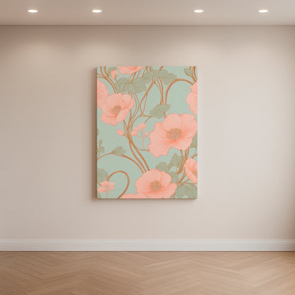 Floral Dreams Unveil - Canvas