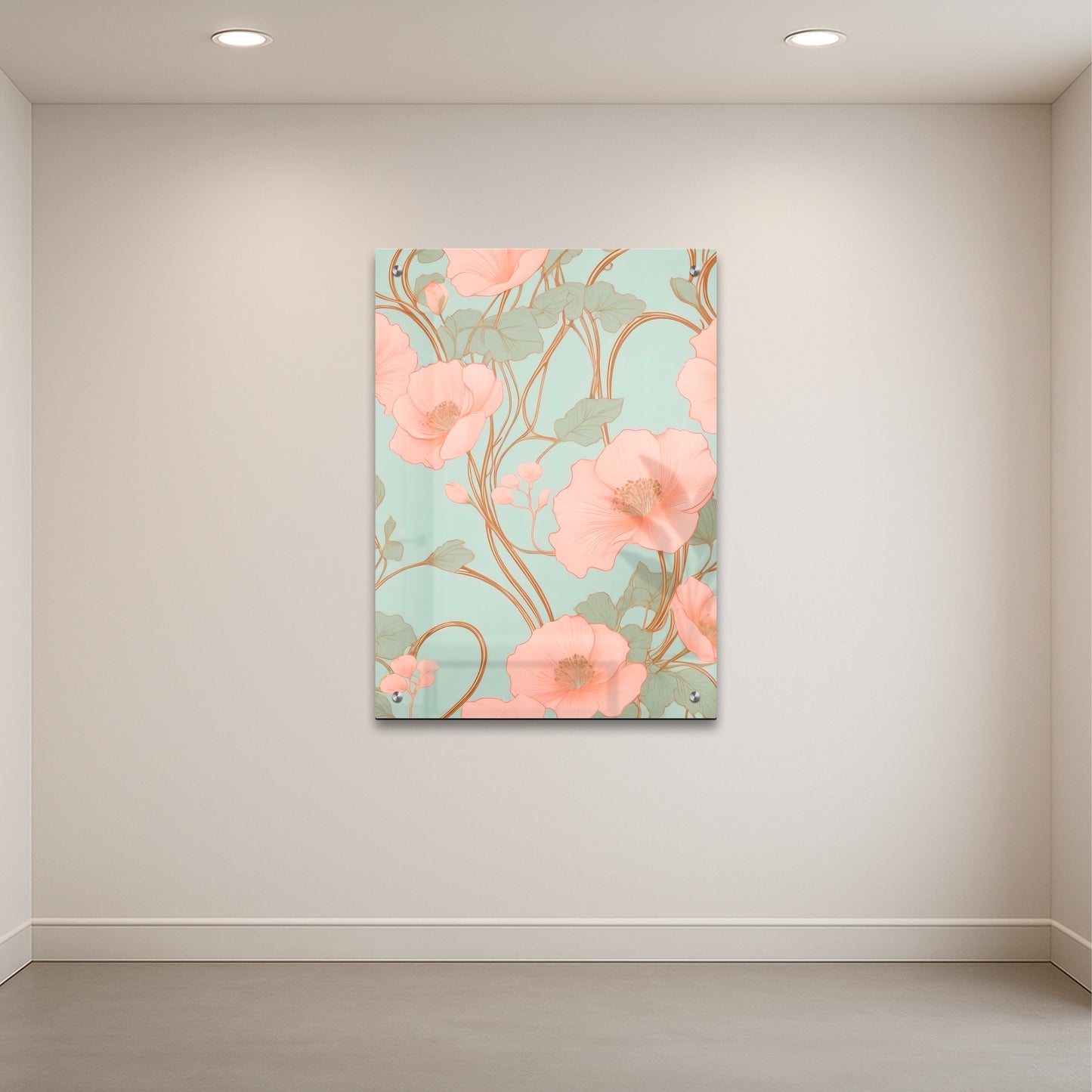 Floral Dreams Unveil - Acrylic