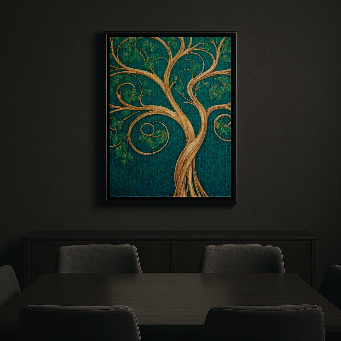 Roots of Harmony - Framed Canvas