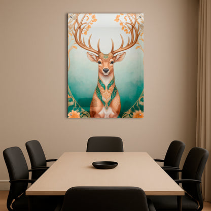 The Noble Gaze of the Forest Prince - Acrylic
