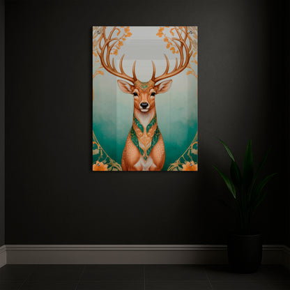 The Noble Gaze of the Forest Prince - Acrylic