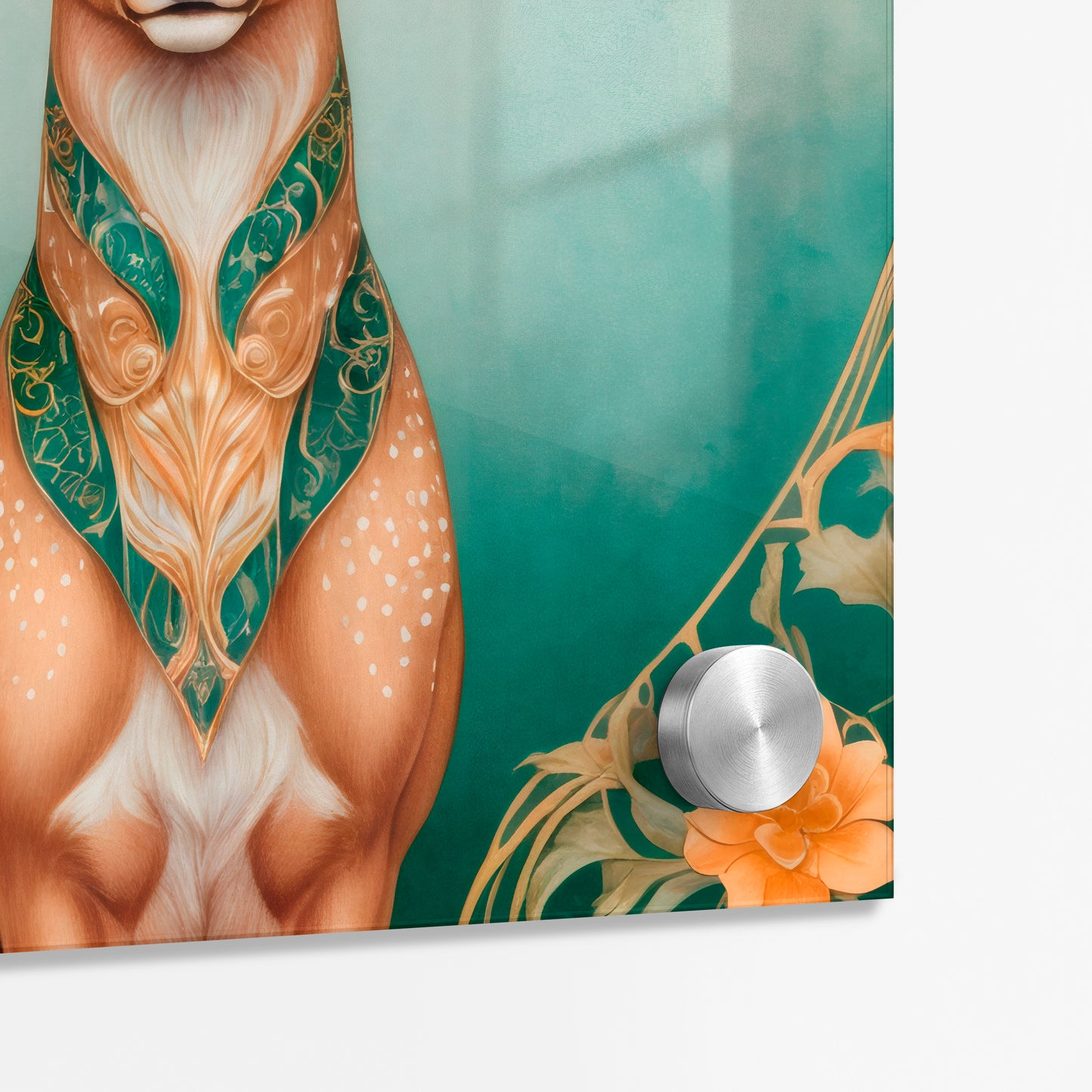 The Noble Gaze of the Forest Prince - Acrylic