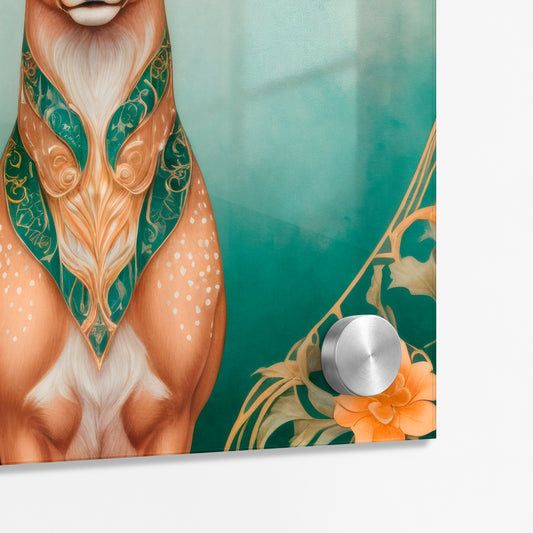 The Noble Gaze of the Forest Prince - Acrylic