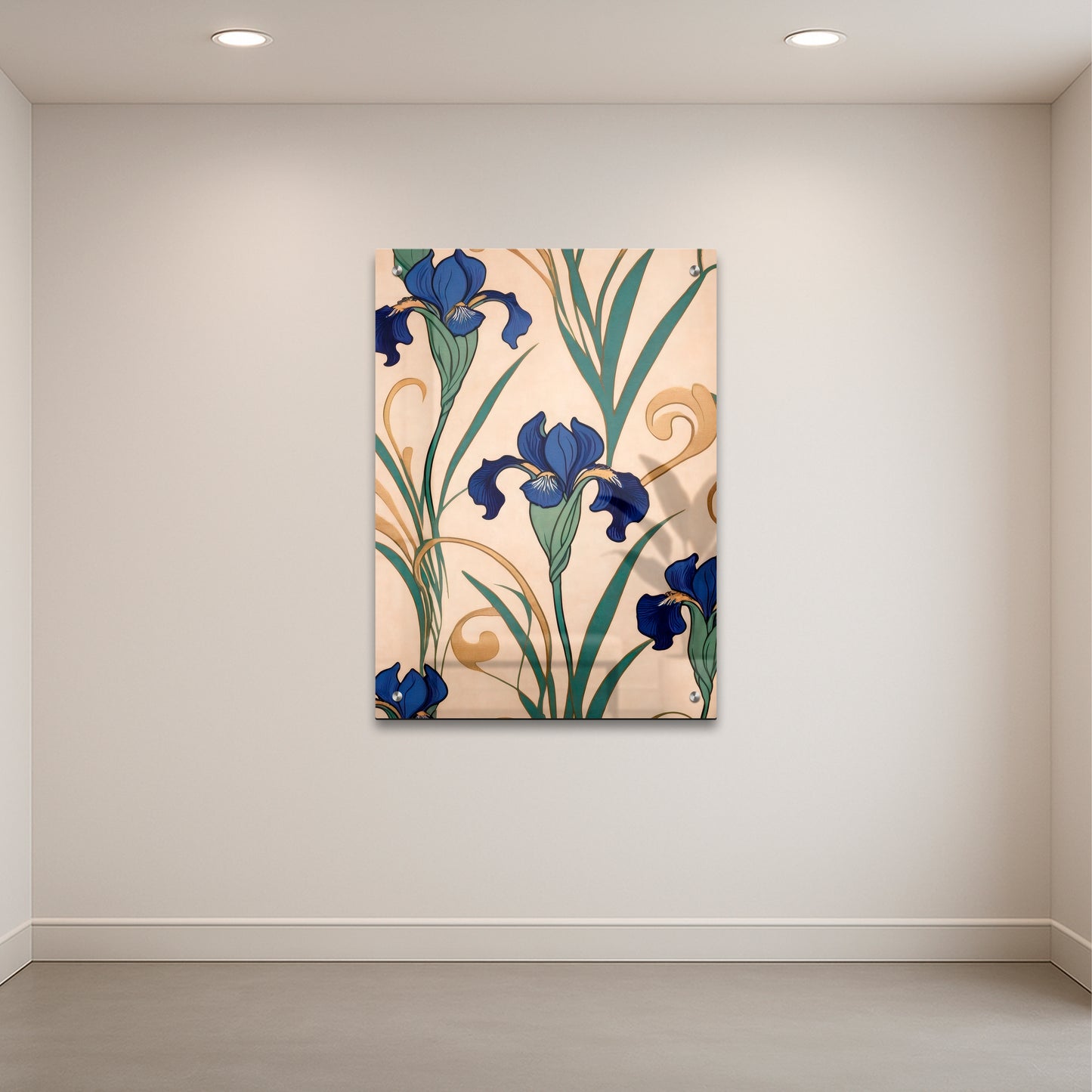 Azure Elegance - Acrylic