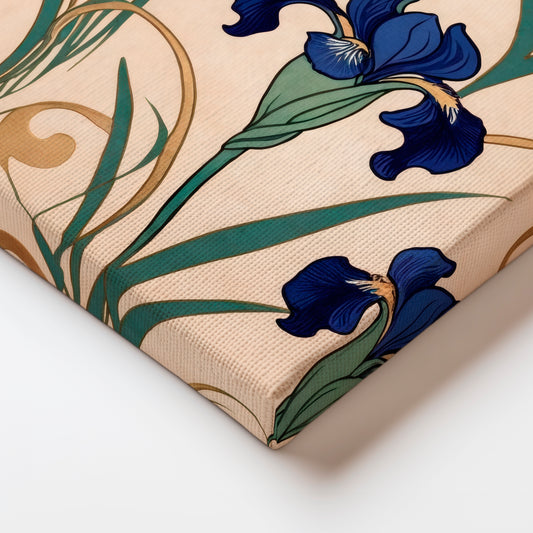 Azure Elegance - Canvas