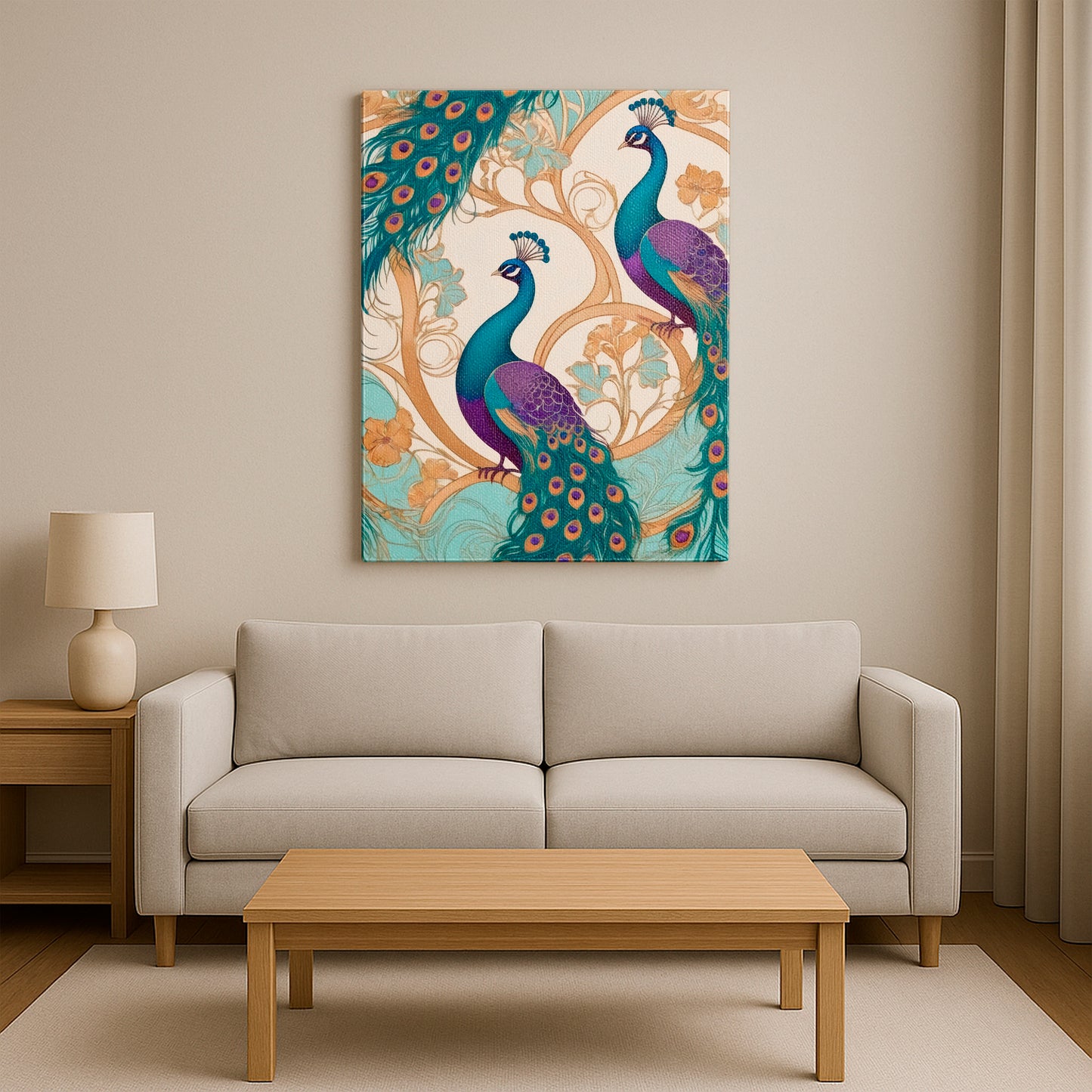 Whispers of the Peacock - Canvas