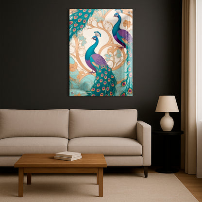 Whispers of the Peacock - Acrylic