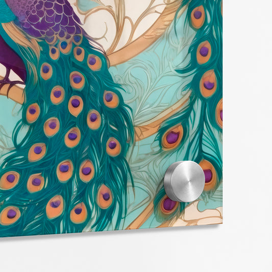 Whispers of the Peacock - Acrylic