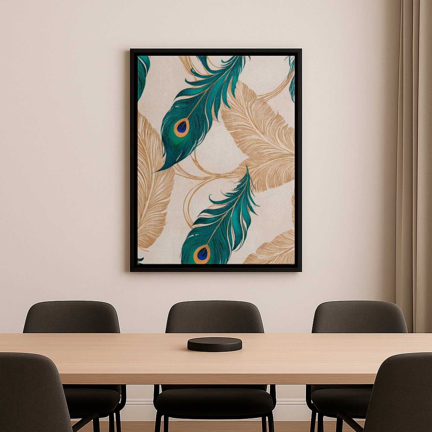 Majesty in Feathers - Framed Canvas