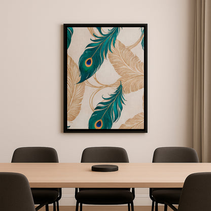 Majesty in Feathers - Framed Canvas