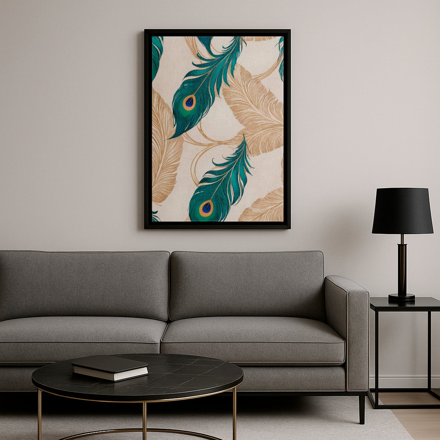 Majesty in Feathers - Framed Canvas