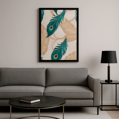 Majesty in Feathers - Framed Canvas