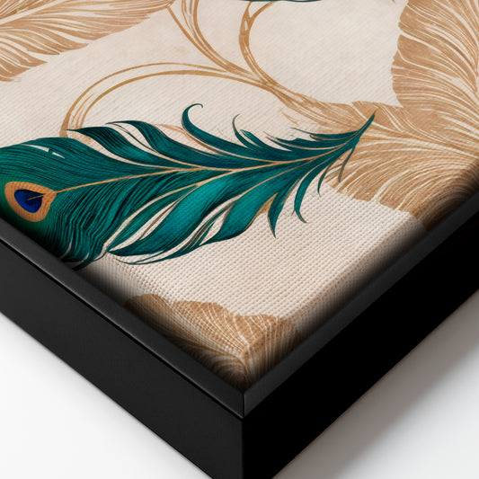 Majesty in Feathers - Framed Canvas