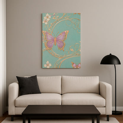Fluttering Elegance - Canvas