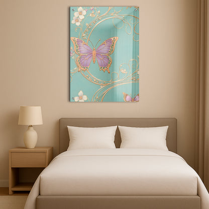 Fluttering Elegance - Acrylic