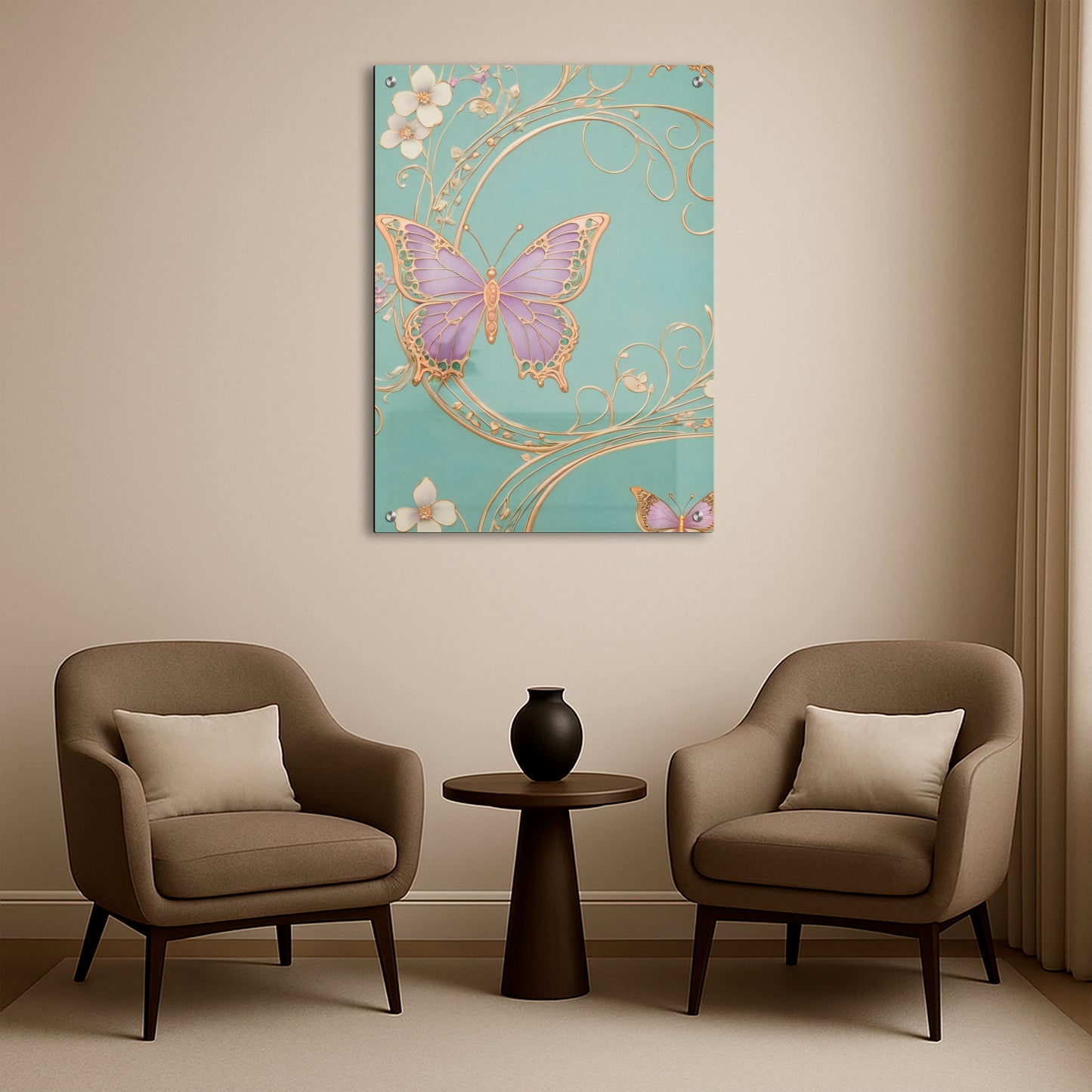 Fluttering Elegance - Acrylic