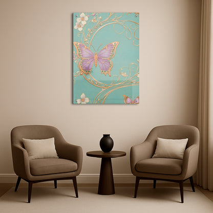 Fluttering Elegance - Acrylic