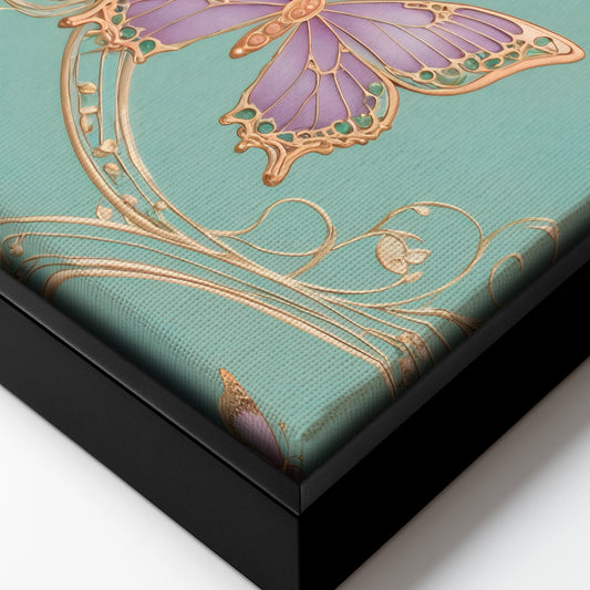 Fluttering Elegance - Framed Canvas
