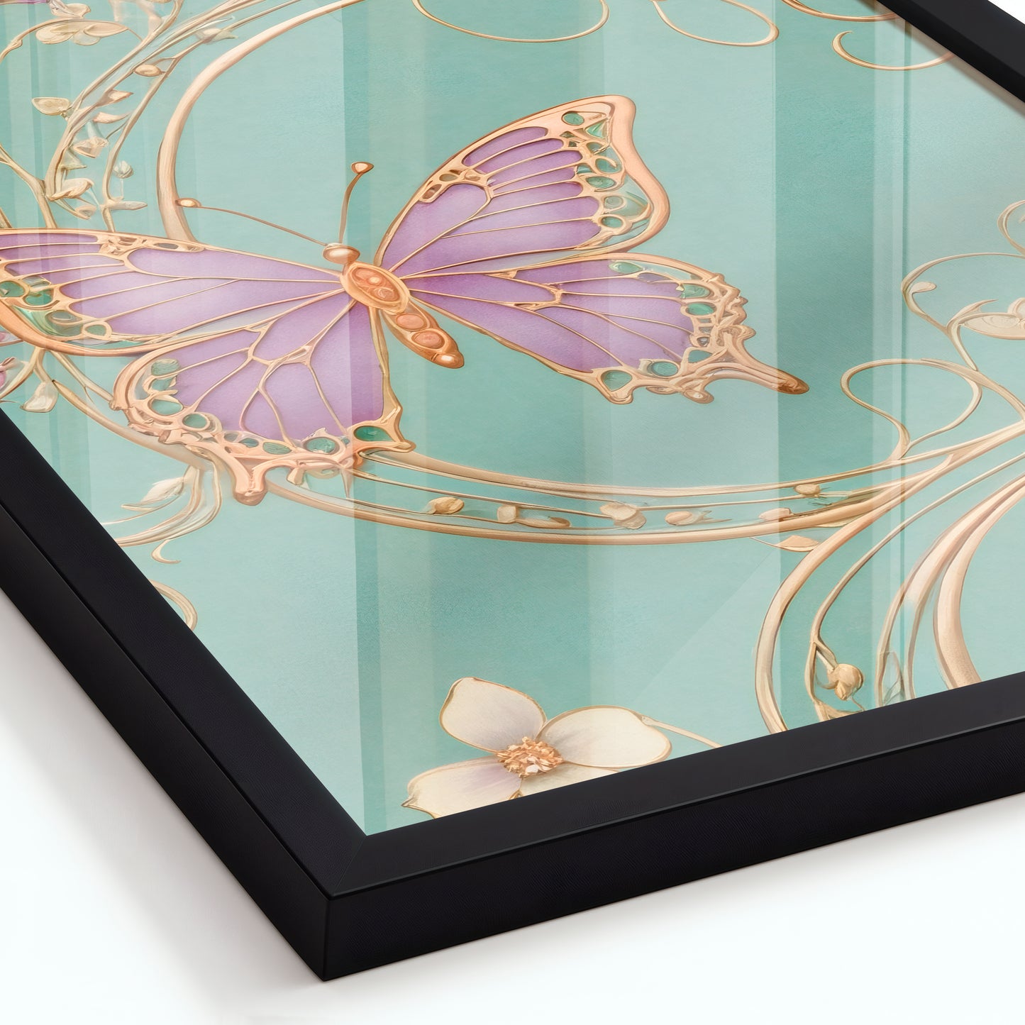 Fluttering Elegance - Framed Matte