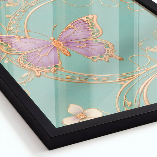 Fluttering Elegance - Framed Matte